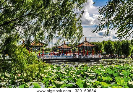 Landscape Of Nanhu Park, Changchun, China - Photographed In Changchun, China