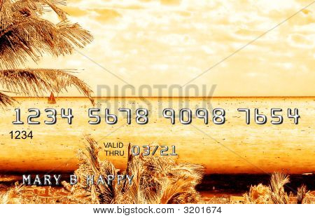 Gouden Credit debet Card