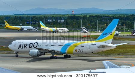 Airplane At Hokkaido New Chitose Airport
