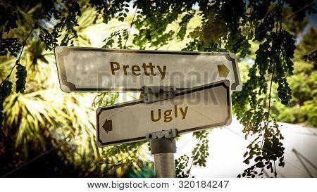 Street Sign Pretty Versus Ugly