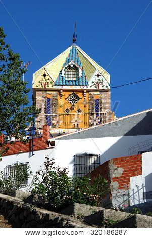 View Of The Pretty Hermitage (ermita De Nuestra Senora De Lourdes, Founded In 1953), El Valdes, Mala