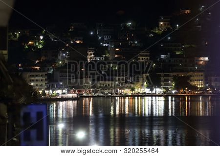 Amfilochia, Greece - 26 July 2019: The City Of Amfilochia In The Outskirts Of Western Greece