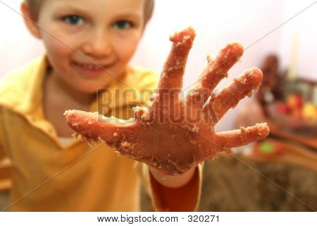 sehen Sie sich meine hand