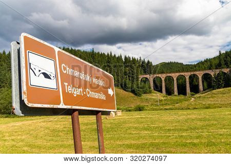 Chmarossky viaduct, old railroad, Telgart, Slovakia