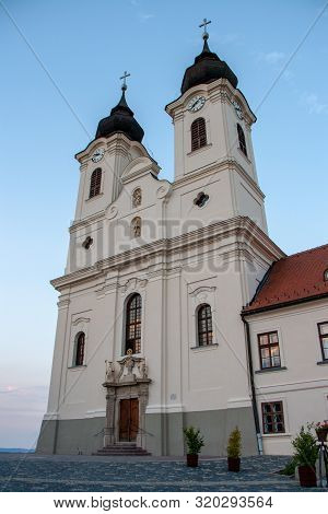Tihany Peninsula On Lake Balaton In Hungary
The Most Famous Sight Is The Baroque Abbey Tihany, Found