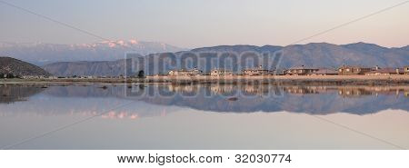 Panarama au crépuscule