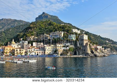 The Town Of Cetara, On The Amalfi Coast