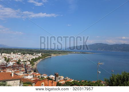 Lepanto, Greece - 18 July 2019: The Gateway To The Fortress