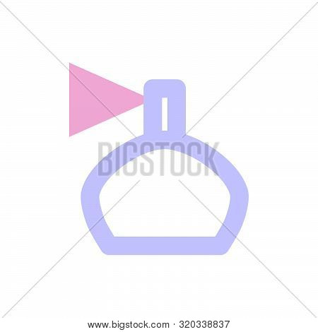 Flat Pink Purple Beauty Makeup Product Icon, Elegant Morandi Color Cosmetic Item, Fashion Accessorie