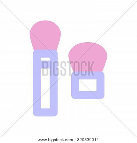 Flat Pink Purple Beauty Makeup Product Icon, Elegant Morandi Color Cosmetic Item, Fashion Accessorie