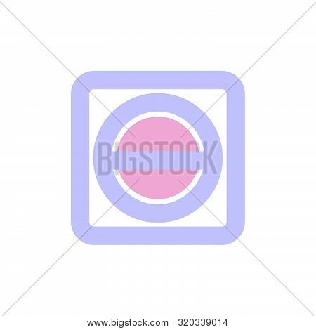 Flat Pink Purple Beauty Makeup Product Icon, Elegant Morandi Color Cosmetic Item, Fashion Accessorie