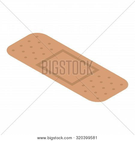 Medical Plaster Icon. Isometric Of Medical Plaster Vector Icon For Web Design Isolated On White Back