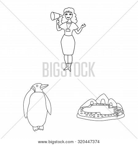Vector Design Of Entertainment And Forest Icon. Collection Of Entertainment And Park Stock Vector Il