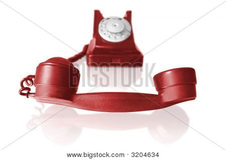 Telefonní sluchátko telefonu vinobraní