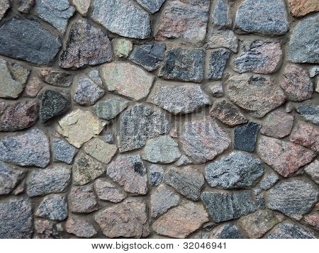 Struktur einer Steinmauer