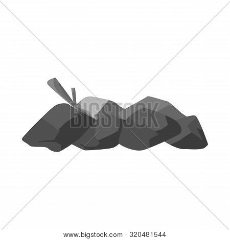 Vector Design Of Bonfire And Firewood Icon. Set Of Bonfire And Pile Stock Vector Illustration.
