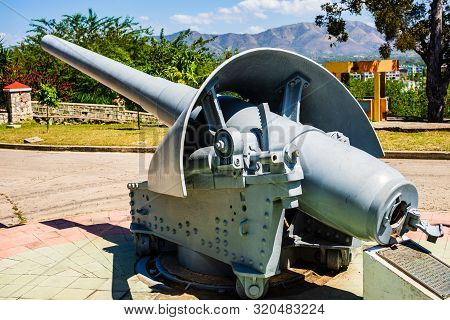 Santiago De Cuba, Cuba - 2019. Old Canon In Santiago De Cuba.