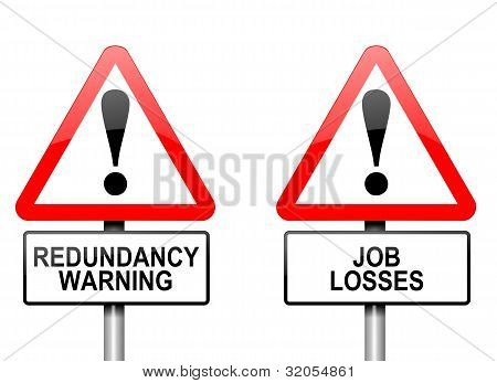 Job Verluste Konzept.