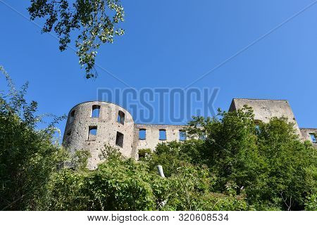 The Medieval Borgholm Castle In Sweden, A Landmark On The Island Oland