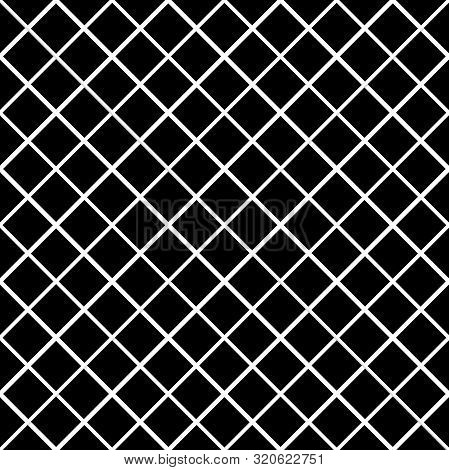 Diamond Square Pattern On Black Background Vector - Backgrounds,fabric,clothing,pillow,tile Etc.