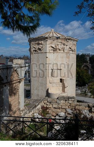 Tower Of The Winds In Athens, Greece