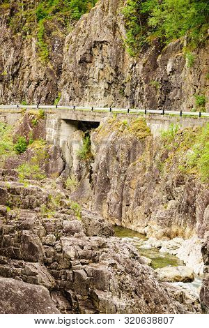 Allmannajuvet Mines Area Sauda. Norwegian National Tourist Scenic Route Ryfylke.
