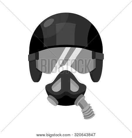 Vector Design Of Hat And Military Sign. Set Of Hat And Soldier Stock Vector Illustration.