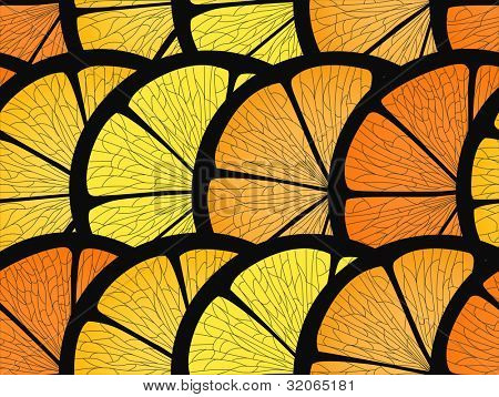 Citrus sømløse baggrund