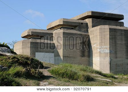 Francie, Blockhaus Le Grand v Batz Sur Mer