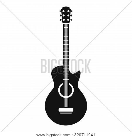 Guitar Icon. Simple Illustration Of Guitar Vector Icon For Web Design Isolated On White Background