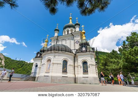 Foros. Crimea - June 9. 2019. Church Of The Resurrection