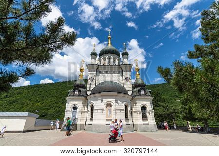 Foros. Crimea - June 9. 2019. Church Of The Resurrection