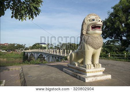 Cambodia Battambang Old Bridge