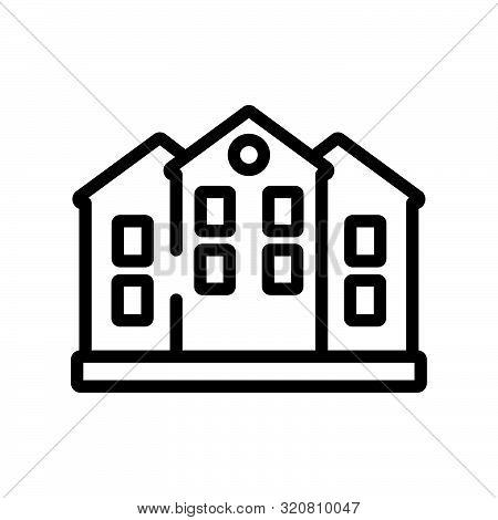 duplex icon from real estate collection on white background