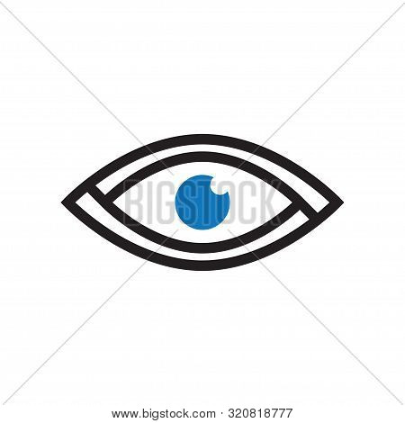Abstract Eye Graphic Design Template Vector Isolated