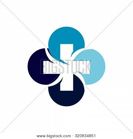 Creative Health Care Medical Logo Design Logo Vector Template Illustration