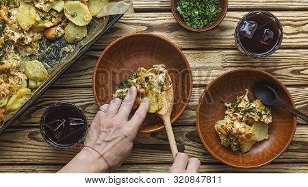 Rustic, French, Modern, Farmhouse, School Lunch, Lunch Ideas, Sandwiches, Around, Stock Photo