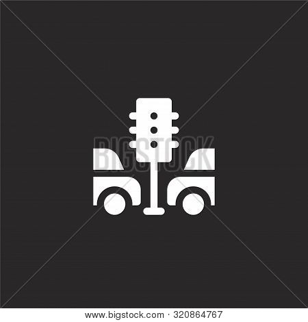 Traffic Jam Icon. Traffic Jam Icon Vector Flat Illustration For Graphic And Web Design Isolated On B