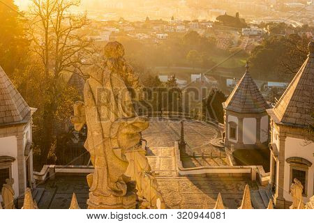 Sanctuary Of Bom Jesus Do Monte (also Known As Sanctuary Of Bom Jesus De Braga) Is Located In Tenoes