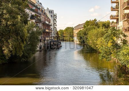 Picture From The River Elster In The Near From Karl Heine Canal.this Is A Beautiful Way For Waterspo