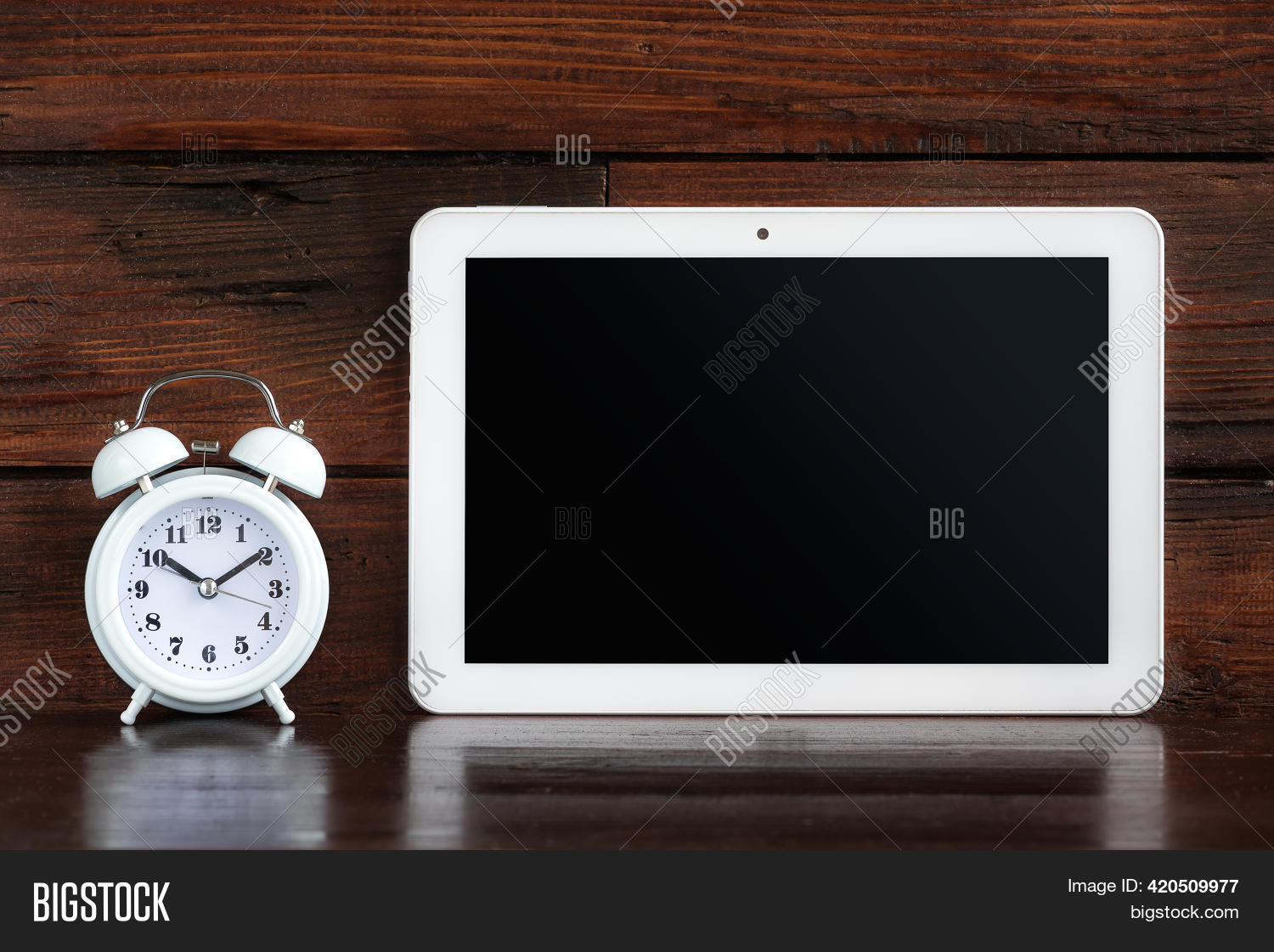 Tablet Alarm Clock On Image & Photo (Free Trial) Bigstock
