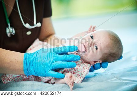 Neonatal surgery clinic. newborn medicine