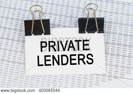 Business And Finance Concept. On The Table There Are Reports And A Business Card With The Inscriptio