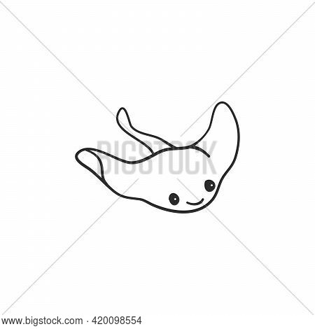 Scat Doodle Illustration, Cute Animal Vector Illustration