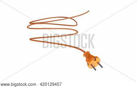 3d Rendering Illustration Of A Schuko Power Plug