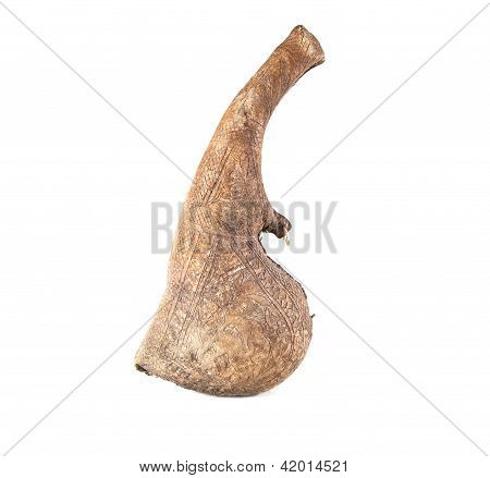 Viejo odre tallada