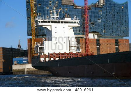 Hamburg Harbour and Elbe Philharmonic Hall