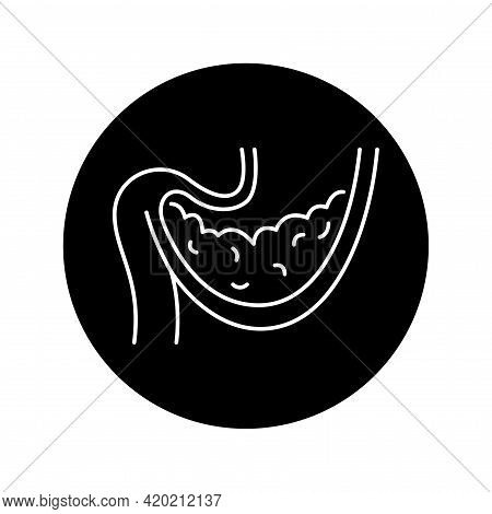 Gastroparesis Olor Line Icon. Pictogram For Web Page, Mobile App, Promo.