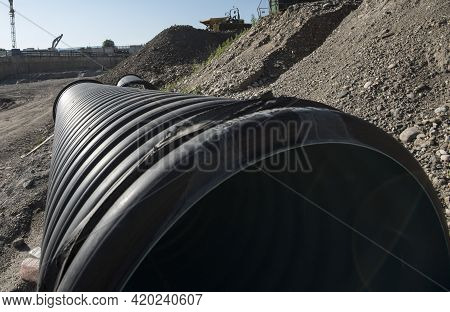 Water Pipe Or Tube In Hydraulic Engineering