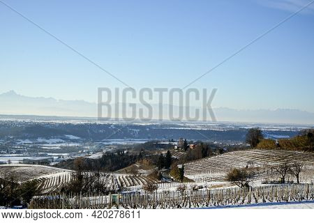 Hills Of The Langhe In Winter, Piedmont - Italy
